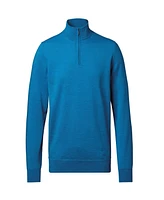 Charles Tyrwhitt Men's Pure Merino Zip Neck Sweater