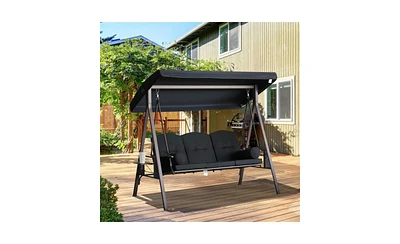 Slickblue Outdoor Patio Swing Chair – Comfortable and Stylish Seating for Relaxation Your Garden or Porch
