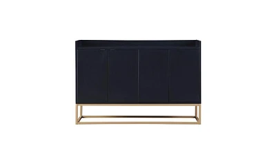 Slickblue Elegant Modern Sideboard Buffet Cabinet with Ample Storage for Dining Room and Entryway