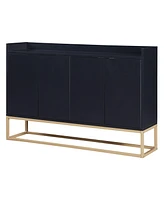 Slickblue Elegant Modern Sideboard Buffet Cabinet with Ample Storage for Dining Room and Entryway