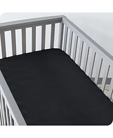 Bare Home Microfiber Fitted Crib Sheet