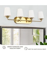 Flynama 4-Light Bathroom Vanity Light with Shade
