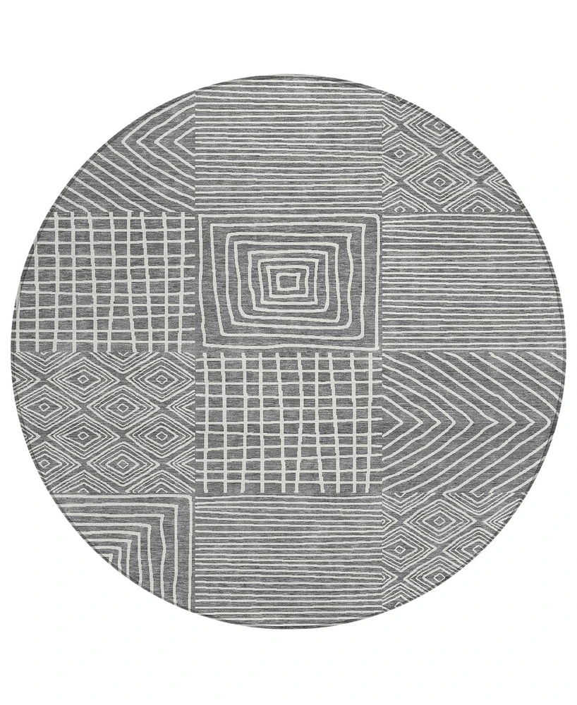 Addison Chantille Machine Washable ACN1044 8'x8' Round Area Rug