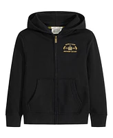 Scotch & Soda Big Boys Graphic Fleece Zip Up Hoodie