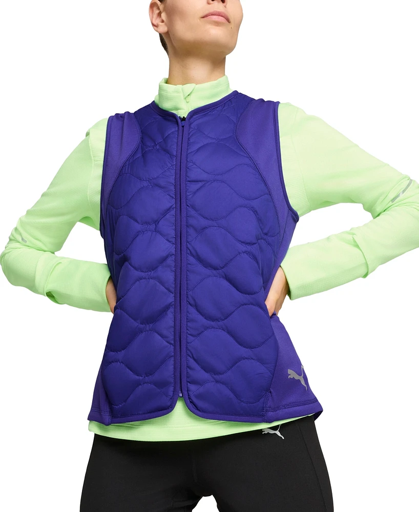 Puma Women's Run Cloudspun Warm Padded Vest