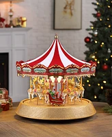 Mr. Christmas 17" Animated Sparkle Carousel