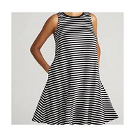 Universal Standard Plus Bay Breton Stripe Sleeveless Dress