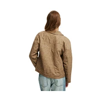 Cotton On Women's River Faux Suede Jacket