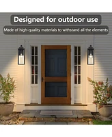 Flynama 1-Light Outdoor Hardwired Wall Sconce with No Bulb Included