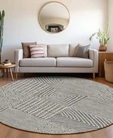 Addison Chantille Machine Washable ACN1044 8'x8' Round Area Rug