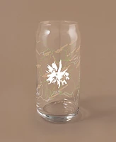 Narbo The Can Mt. Rainier Map Everyday Glassware, Set of 2