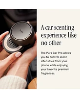 Pura Car Pro - Portable Smart Fragrance Diffusion device - Rechargeable - Auto Start and Stop - Adjustable Intensity - Car Air Freshener