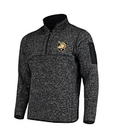 Antigua Men's Black Army Knights Fortune Half-Zip Sweatshirt