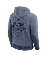 Fanatics Men's Navy Dallas Cowboys Tonal Knit Pullover Hoodie