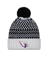 New Era Women's Arizona Cardinals 2023 Nfl Crucial Catch Cuffed Pom Knit Hat