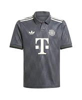 Adidas Big Boys and Girls Gray Bayern Munich 2024/25 Wiesn Replica Jersey