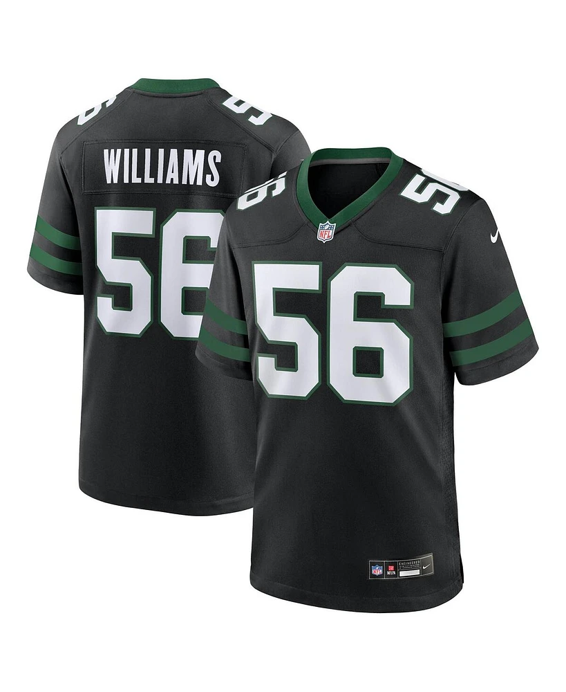 Nike Men's Quincy Williams Legacy Black New York Jets Alternate Game Jersey