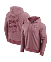 Fanatics Men's Burgundy Washington Commanders Tonal Knit Pullover Hoodie