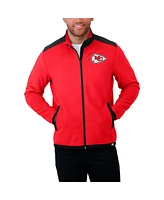 Fanatics Men's Red Kansas City Chiefs Color Block Polar Fleece Full-Zip Jacket