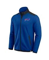 Fanatics Men's Royal Buffalo Bills Color Block Polar Fleece Full-Zip Jacket