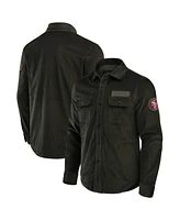 Fanatics Men's Dark Green San Francisco 49ers Corduroy Full-Button Shacket