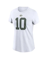 Nike Women's Love White Green Bay Packers Player Name Number T-Shirt