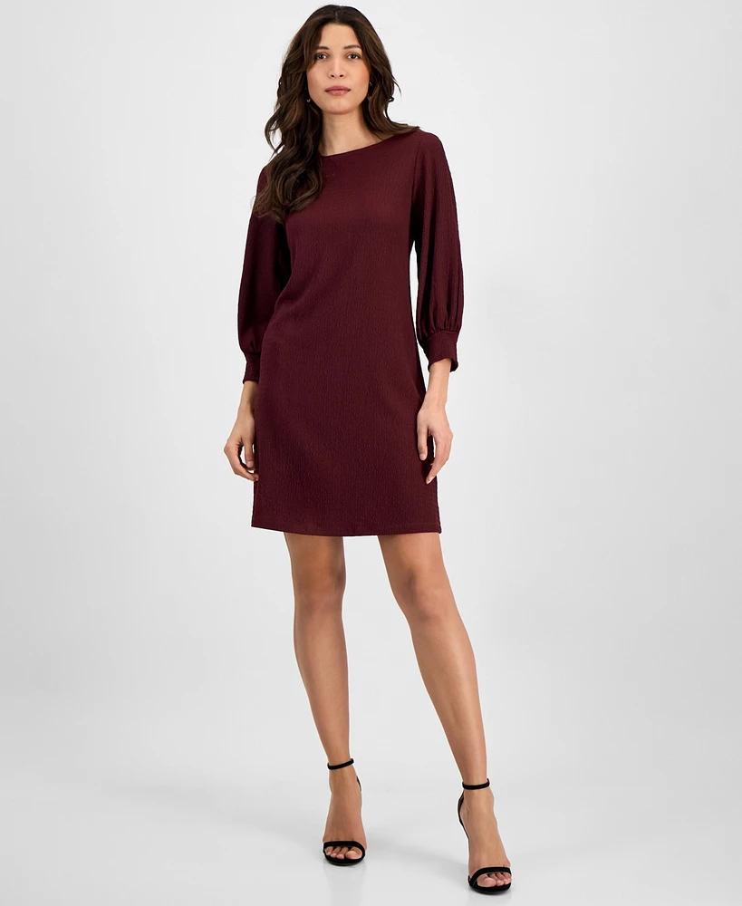 Sandra Darren Women's Balloon-Sleeve Shift Dress