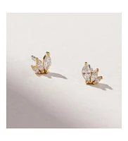 Ana Luisa Gold Stud Earrings - Kennedy