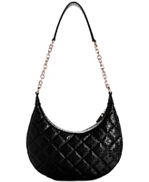 Guess Bessey Quilted Hobo Shoulder Bag