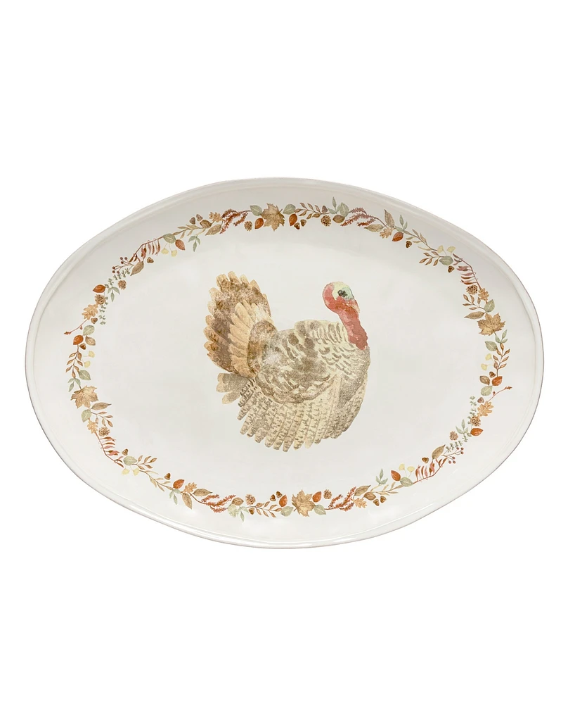 Casafina Plymouth Turkey Platter, 22"