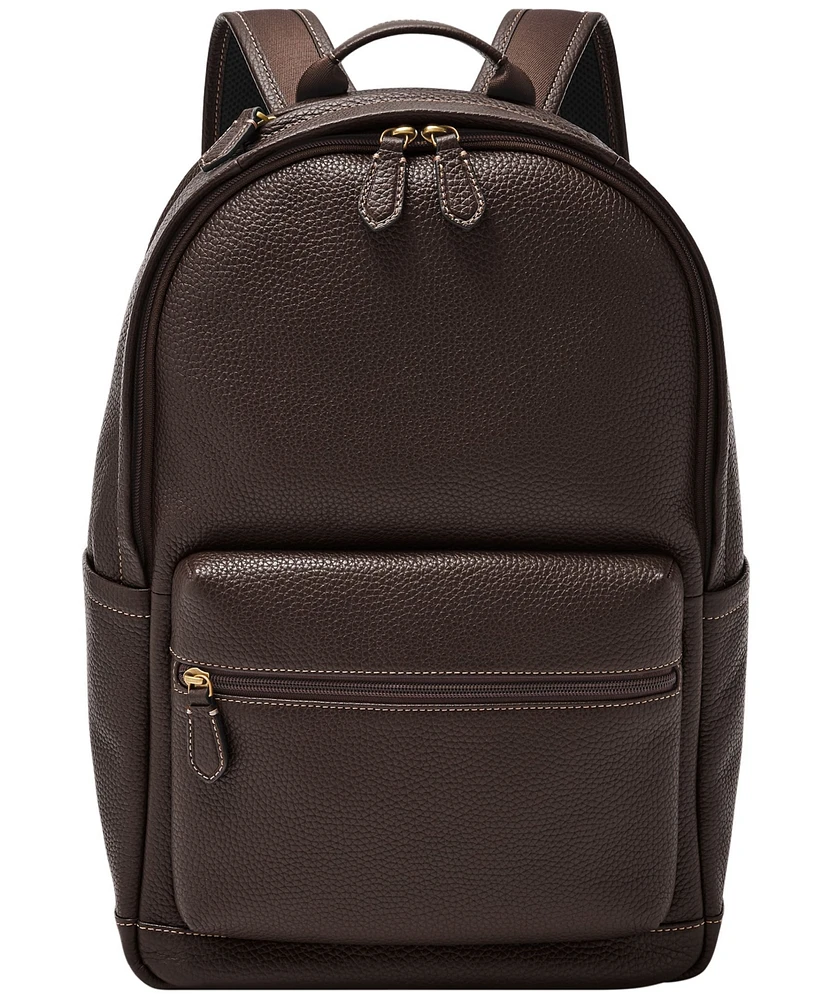 Fossil Men's Buckner Leather Backpack