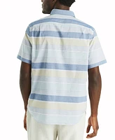 Nautica Men's Striped Short Sleeve Shirt