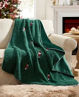 Vcny Home Holiday Sherpa Throw, 50" x 60"