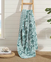 Closeout! Tommy Bahama Home Flannel Throw, 70" x 50"