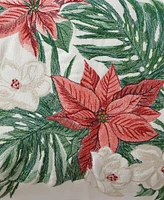 Tommy Bahama Home Festive Palms Felt Square Pillow, 15" X 20"