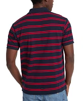 Guess Jeans Men's Stripe Logo Polo Shirt