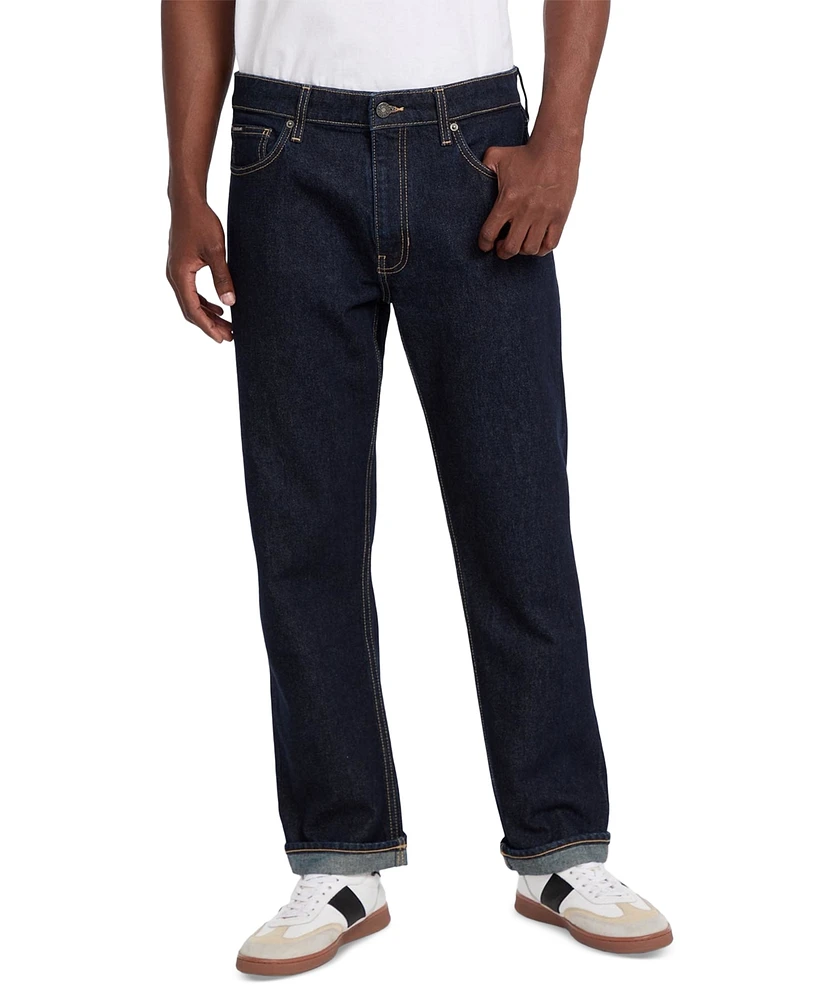 Guess Jeans Men's G16 Straight-Fit Selvedge Rinse Wash