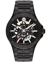 Movado Men's Alta S.e. Skeleton Swiss Automatic Black Pvd Watch, 43.50mm