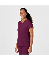 Wink Plus W123 Y-Neck Wrap Scrub Top