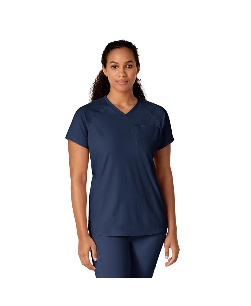 Wink Plus Renew Yoga V-Neck Scrub Top