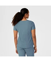 Wink Plus Renew Mandarin Collar Tuck-In Scrub Top