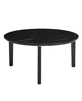 Streamdale Furniture Living Room Coffee Table: Modern and stylish 36 inch round small coffee table