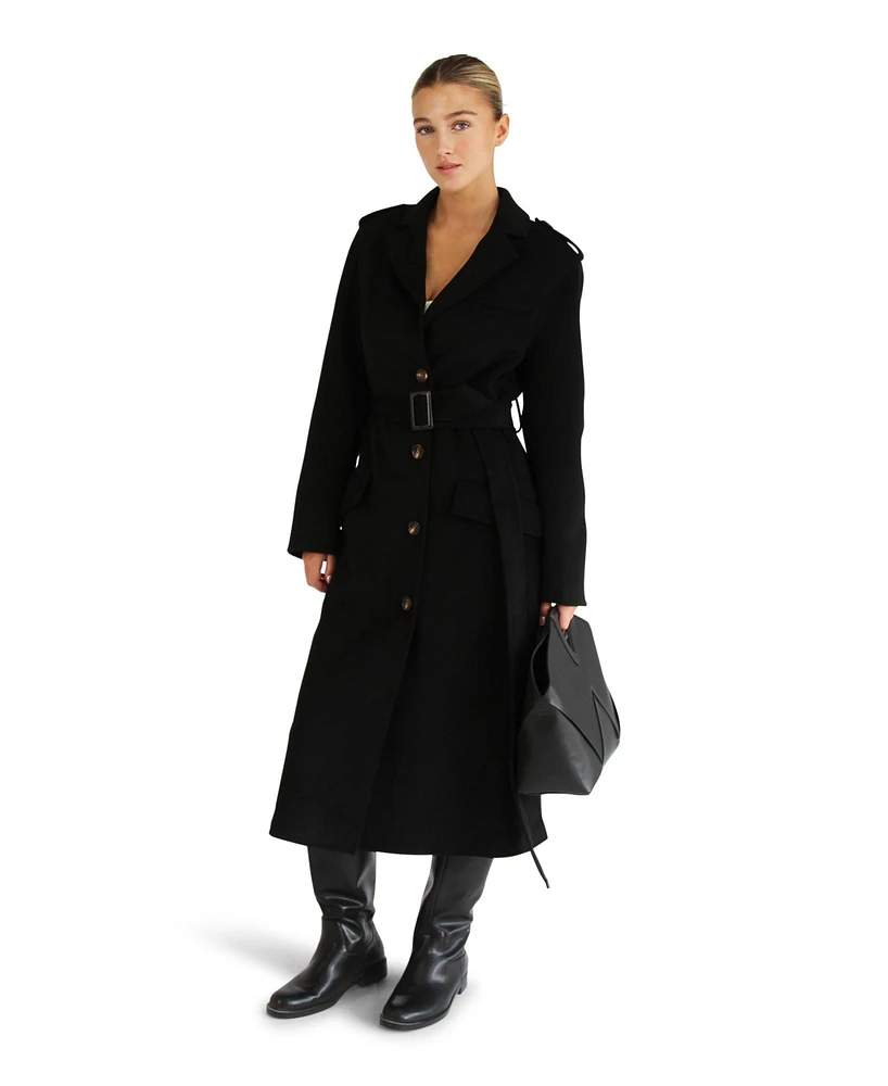 Belle & Bloom Women's Skylight Longline Coat