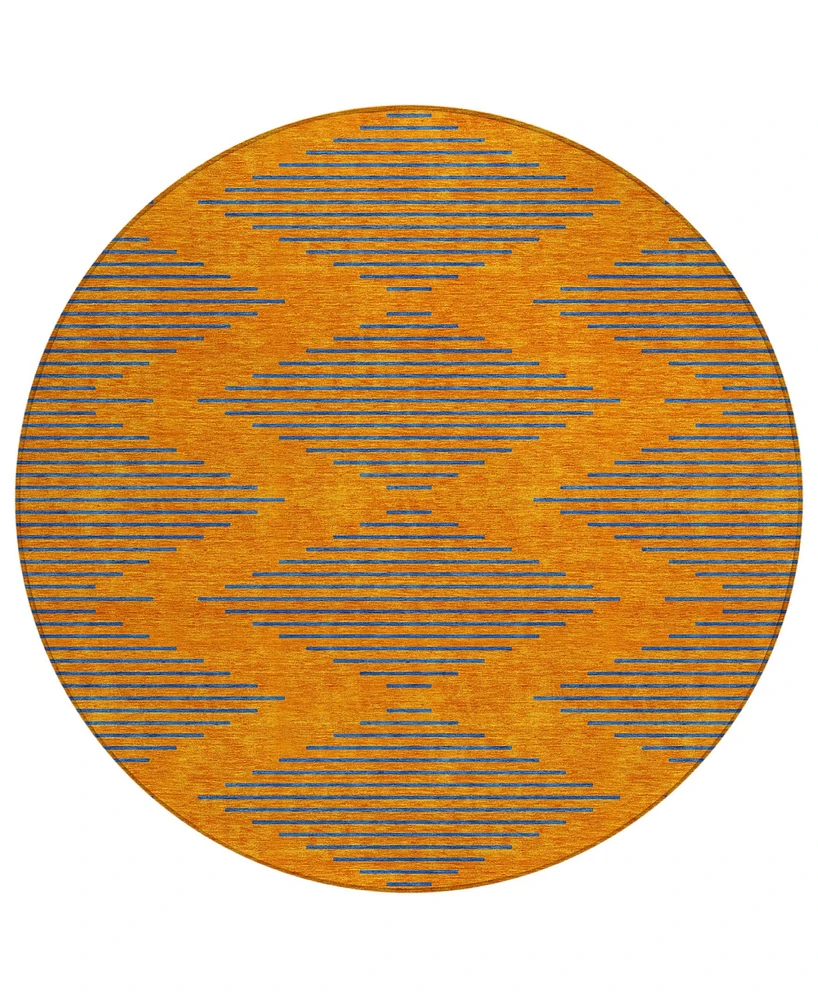 Addison Chantille Machine Washable ACN1017 8'x8' Round Area Rug