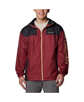 Columbia Men's Garnet Florida State Seminoles Flash Challenger Ii Omni-Shade Full-Zip Hoodie Windbreaker Jacket