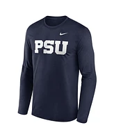 Nike Men's Navy Penn State Nittany Lions Primetime Alternate Logo Legend Long Sleeve T-Shirt