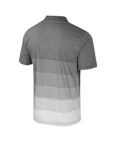 Colosseum Men's Gray Tennessee Volunteers Striped Mesh Polo