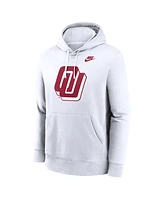 Nike Men's White Oklahoma Sooners Primetime Alternate Logo Club Fleece Pullover Hoodie