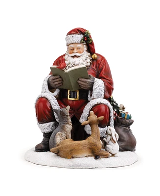 Napco Santa with Animals Figurine