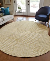 Addison Chantille Machine Washable ACN990 8'x8' Round Area Rug
